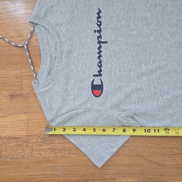 CHAMPION BRAND SIGNATURE BOYS GRAY SHORT SLEEVE TEE-SHIRT SIZE MEDIUM 10-12 - Picture 10 of 11